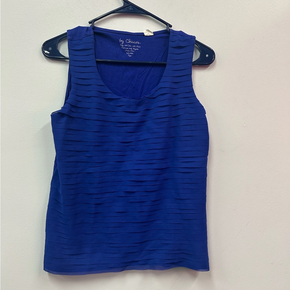 Chico's Blue Tank Top Size 0